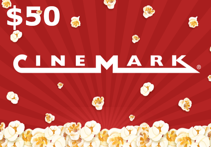 Cinemark Theatres $50 Gift Card US [USD 56.24]