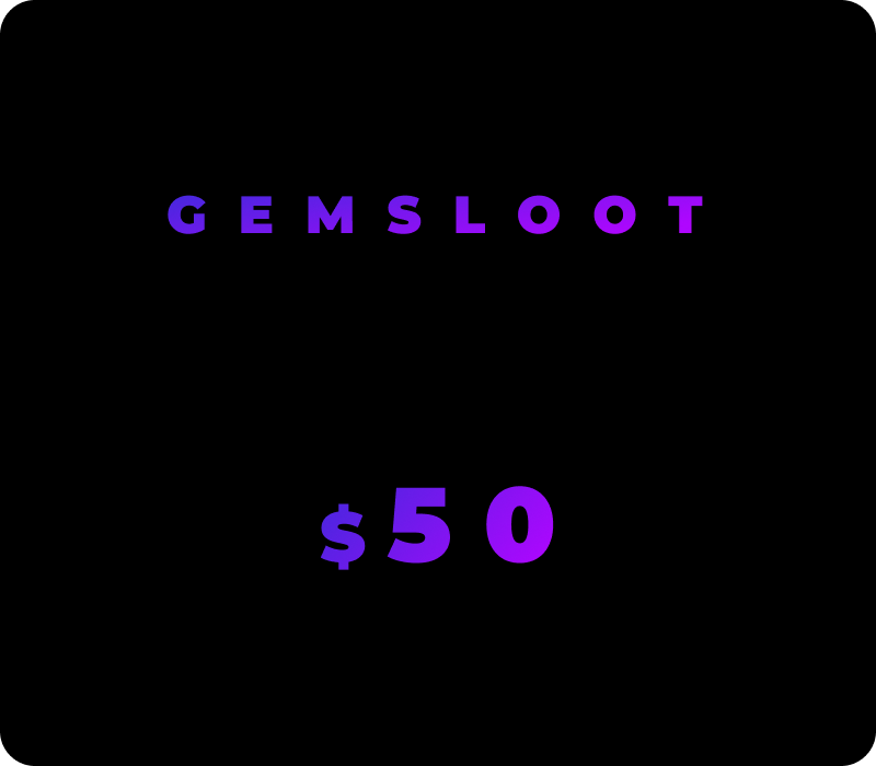 Gemsloot 50 USD Robux Giftcard [USD 49.91]