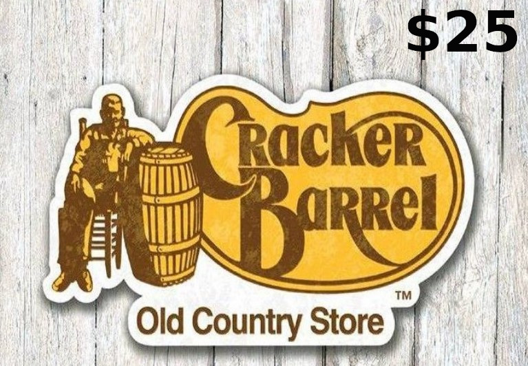 Cracker Barrel Old Country Store $25 Gift Card US [USD 16.95]