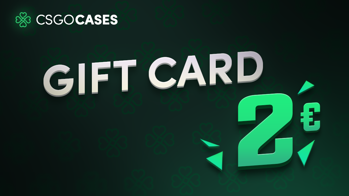 CsgoCases - 2€ Gift Card [USD 2.58]
