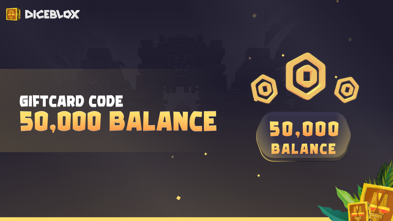 Diceblox 50.000 Balance Gift Card [USD 152.8]