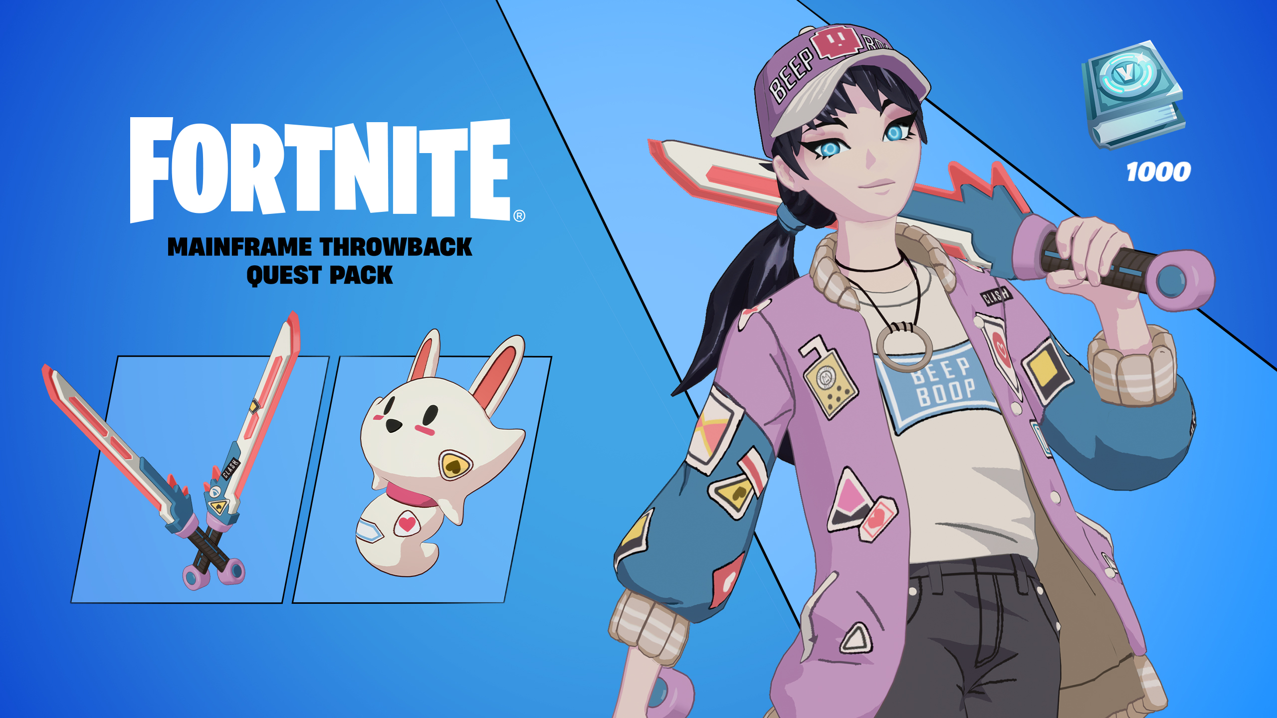 Fortnite - Mainframe Throwback Quest Pack DLC UK XBOX One / Xbox Series X|S CD Key [USD 33.9]