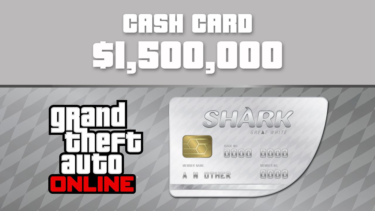Grand Theft Auto Online - $1,500,000 Great White Shark Cash Card PC Activation Code [USD 10.15]