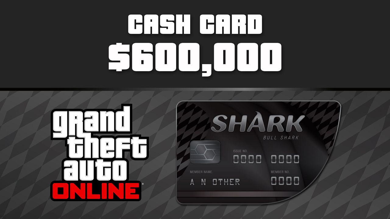 Grand Theft Auto Online - $600,000 Bull Shark Cash Card PC Activation Code EU [USD 7.16]
