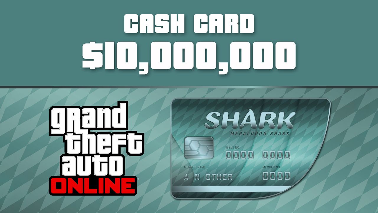 Grand Theft Auto Online - $10,000,000 Megalodon Shark Cash Card XBOX One CD Key [USD 77.39]