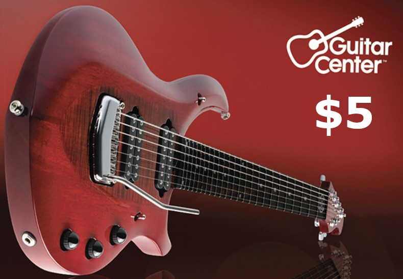 Guitar Center $5 Gift Card US [USD 3.67]