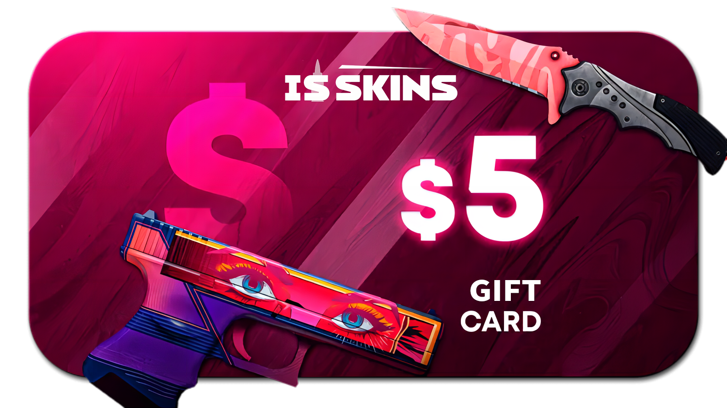 ISSKINS $5 Gift Card [USD 5.29]