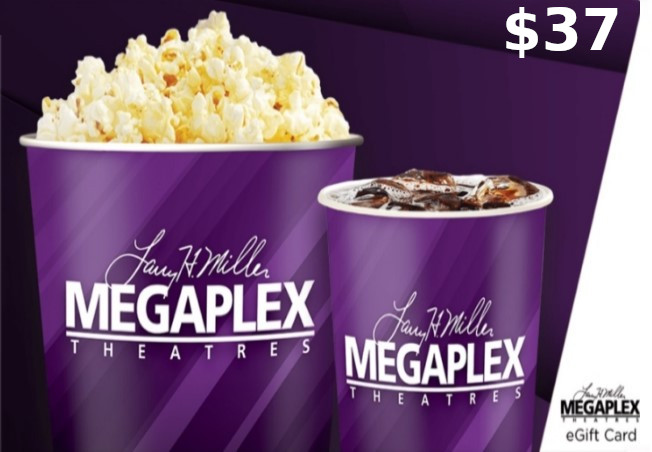 Megaplex Theatres $37 Gift Card US [USD 26.55]