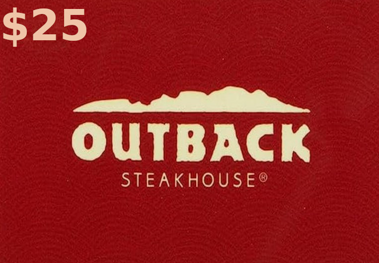 Outback Steakhouse $25 Gift Card US [USD 19.21]