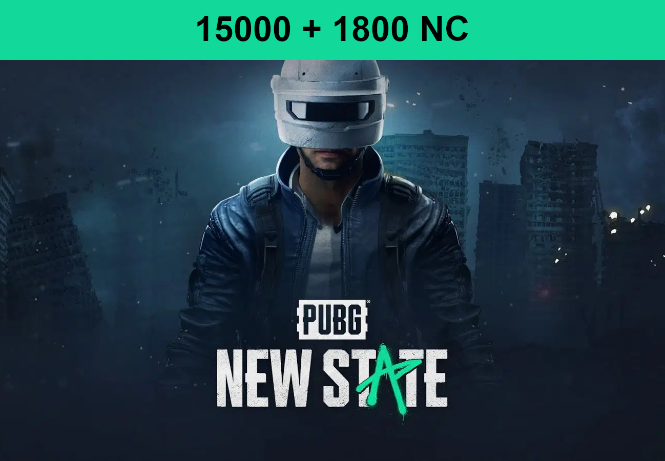 PUBG: NEW STATE - 15000 + 1800 NC CD Key [USD 54.9]