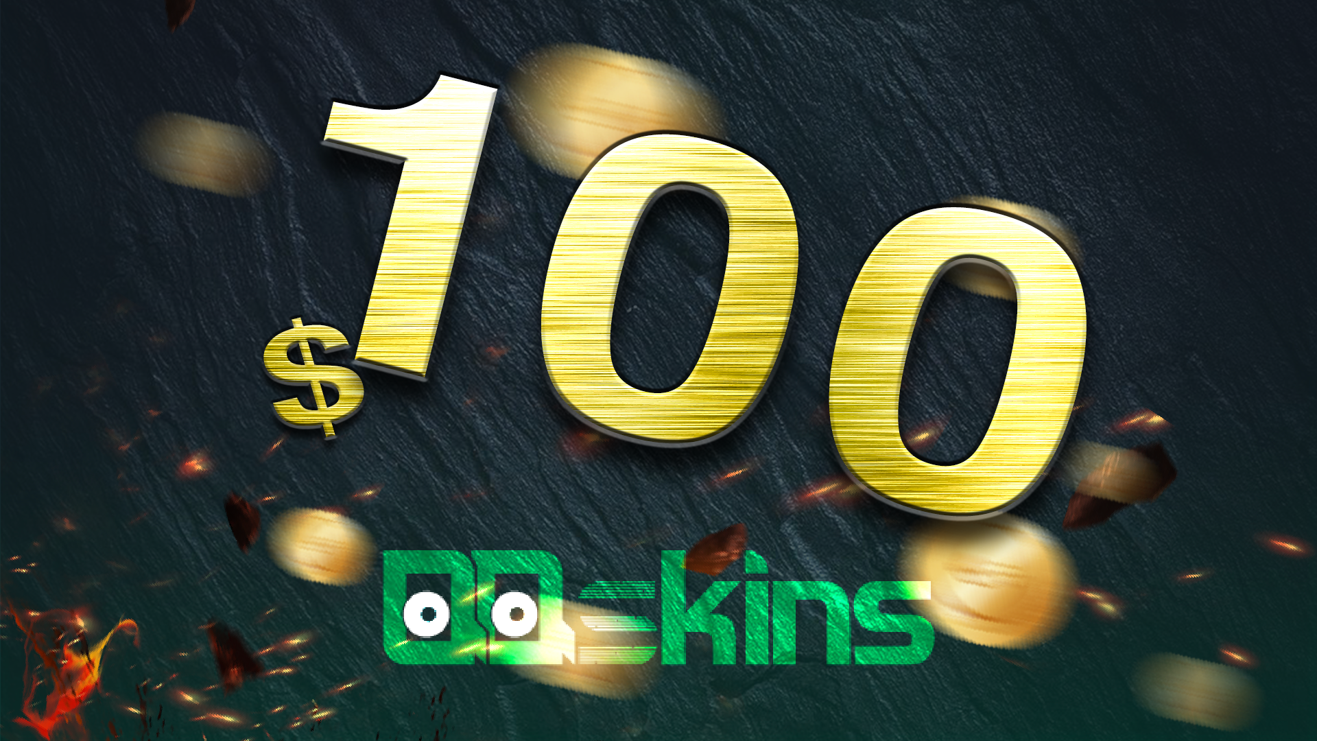 QQSkins $100 Wallet Card [USD 109.64]