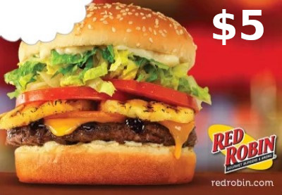 Red Robin $5 Gift Card US [USD 5.99]