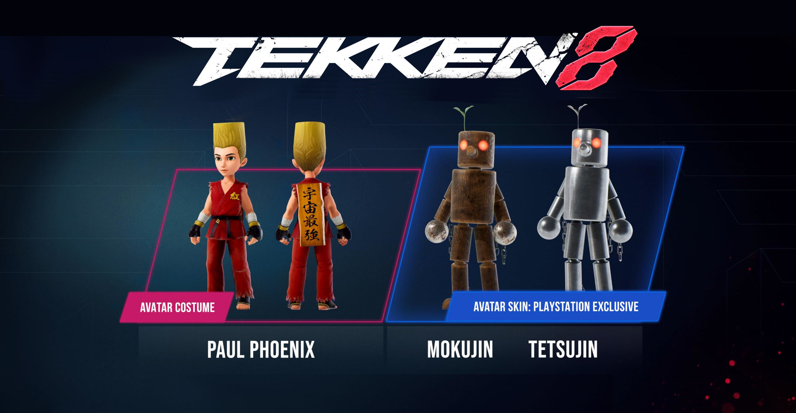 TEKKEN 8 - Pre-order Bonus: Paul Pheonix Set + Mokujin & Tetsujin Skins DLC EU PS5 CD Key [USD 0.68]