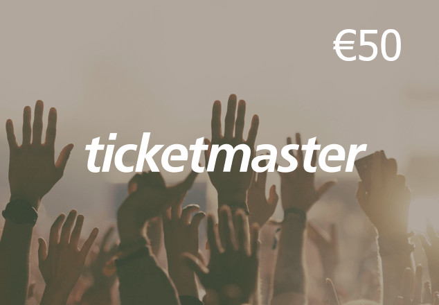 Ticketmaster €50 Gift Card BE [USD 62.64]