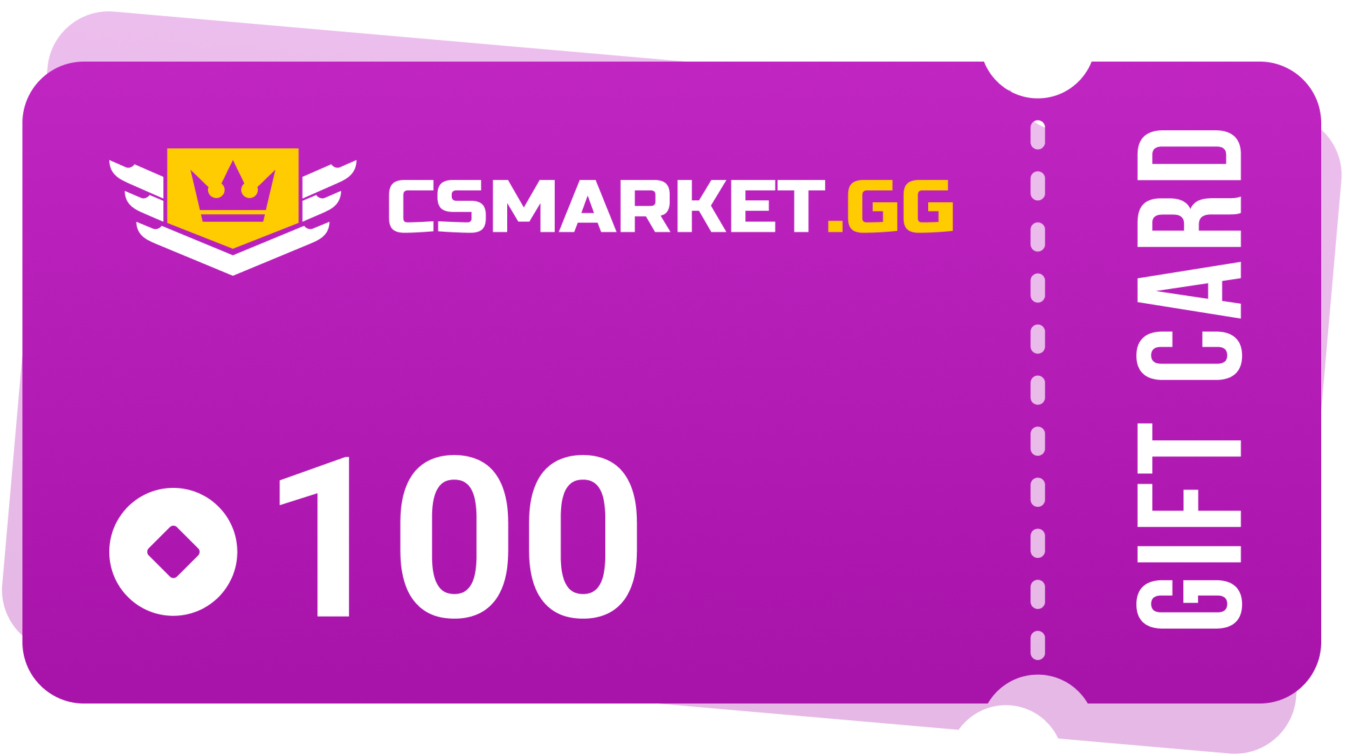 CSMARKET.GG 100 Gems Gift Card [USD 68.32]