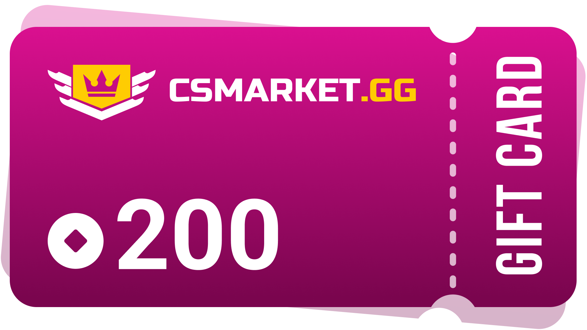 CSMARKET.GG 200 Gems Gift Card [USD 136.28]