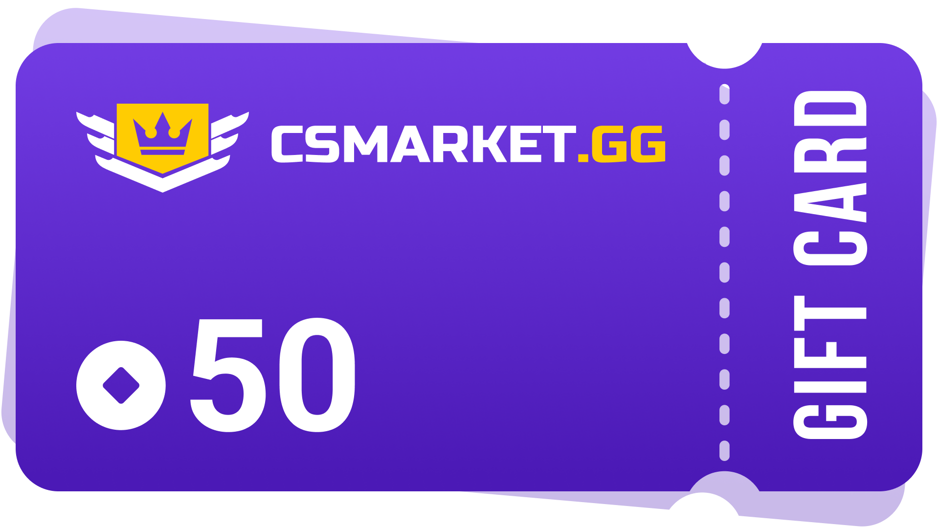 CSMARKET.GG 50 Gems Gift Card [USD 34.22]