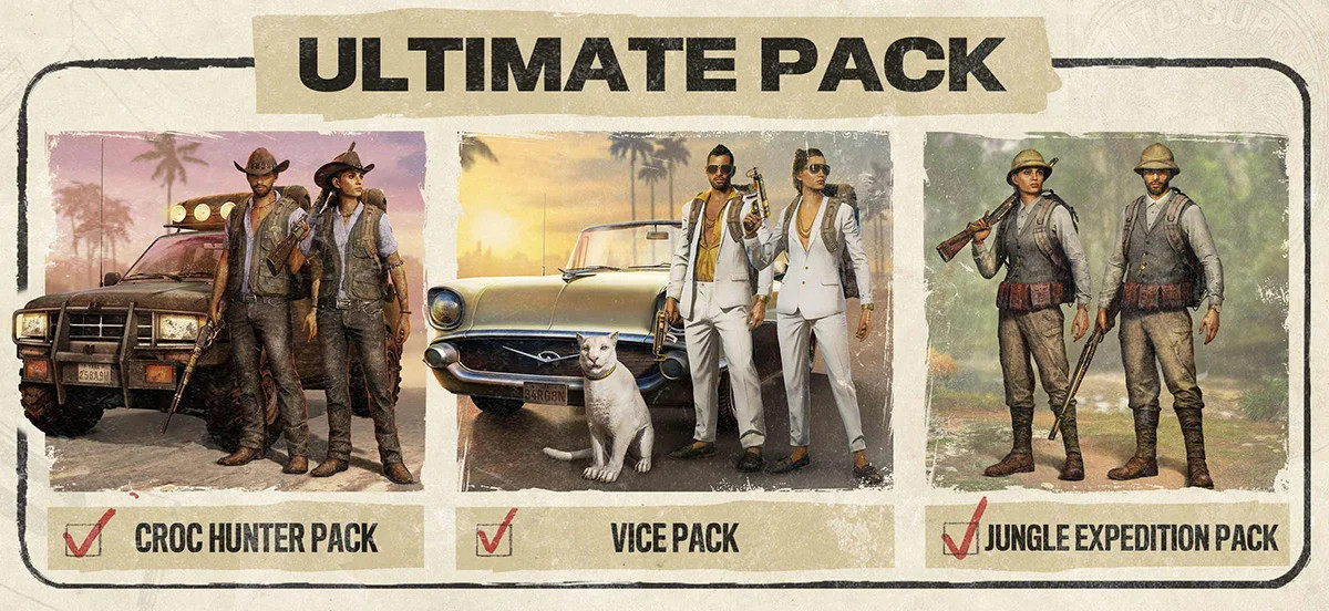 Far Cry 6 - Ultimate Pack DLC EU PS5 CD Key [USD 14.11]