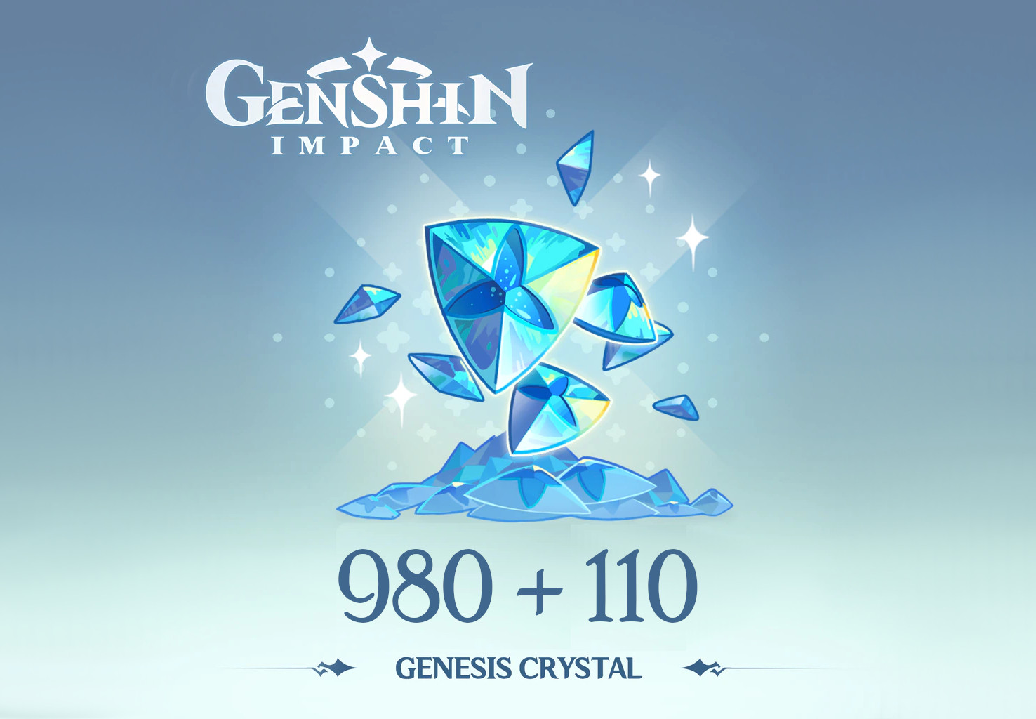 Genshin Impact - 980 + 110 Genesis Crystals Reidos Voucher [USD 17.23]
