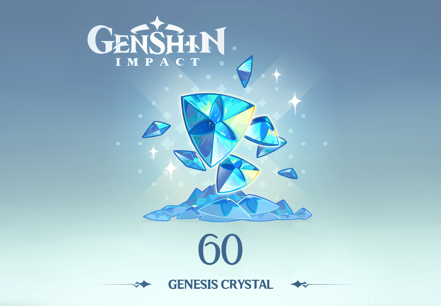 Genshin Impact - 60 Genesis Crystals Reidos Voucher [USD 1.32]