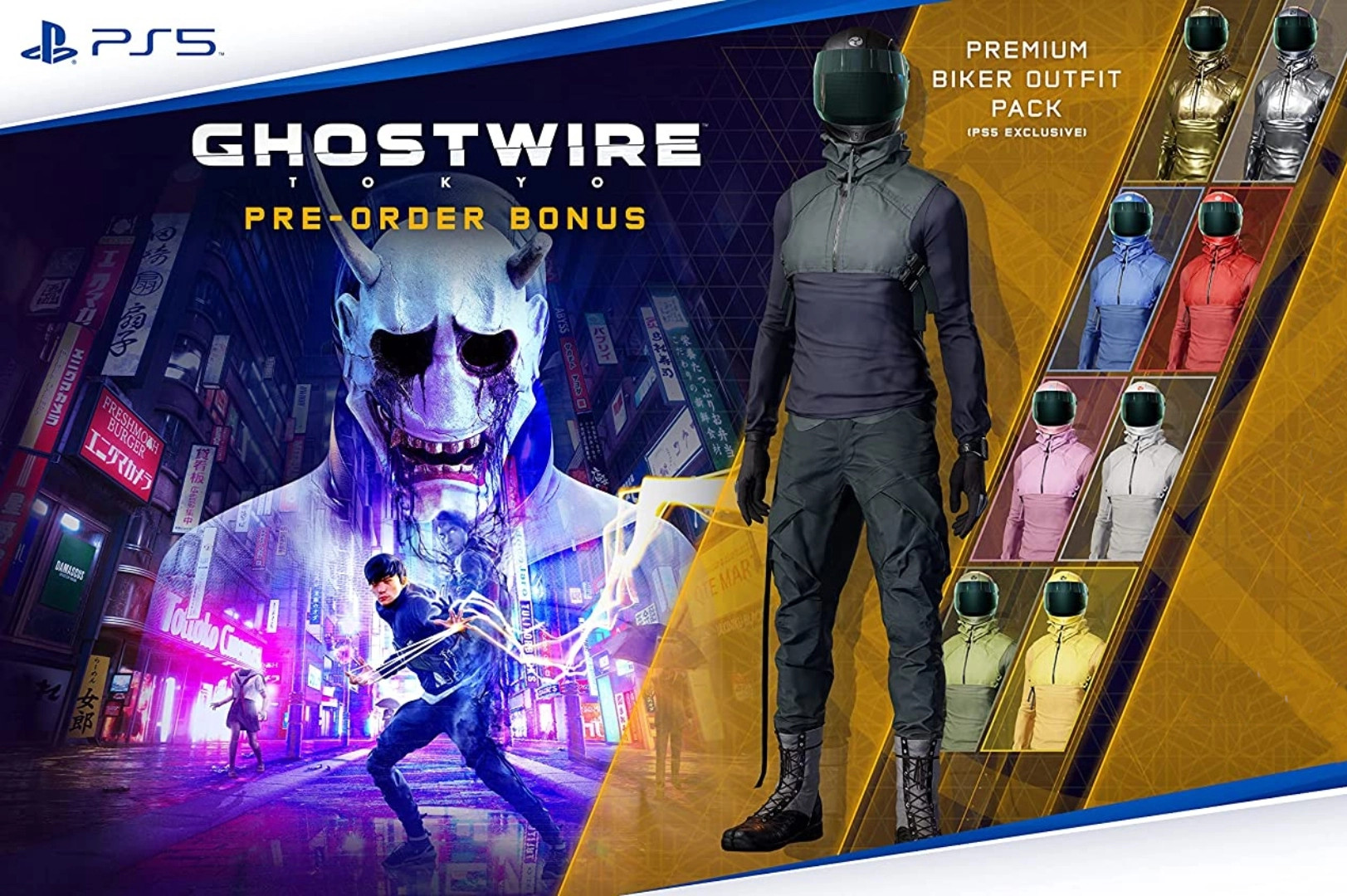 GhostWire: Tokyo - Premium Biker Outfit Pack DLC EU PS5 CD Key [USD 4.51]