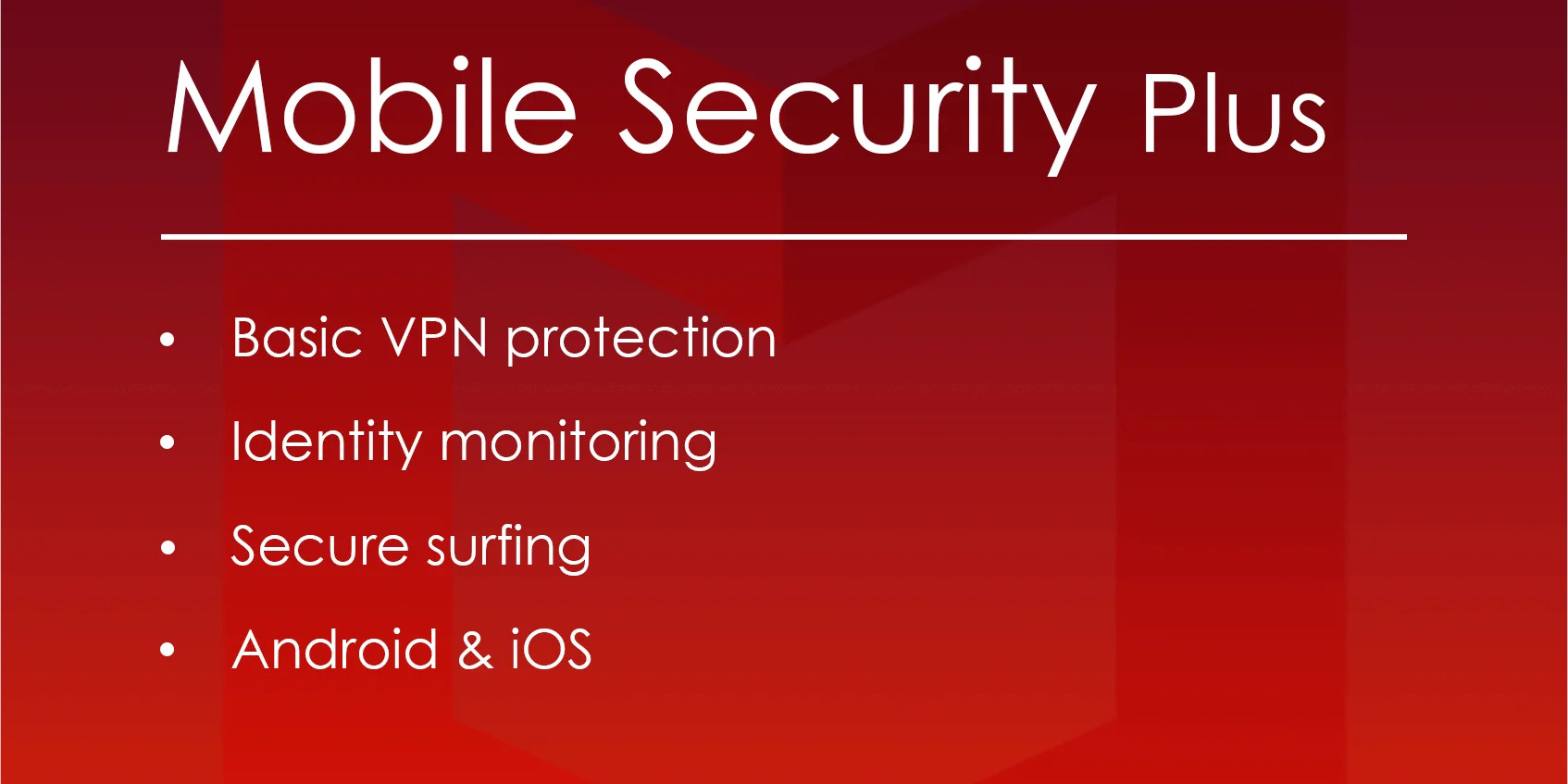 McAfee Mobile Security Plus VPN Key (1 Year / Unlimited Devices) [USD 6.75]