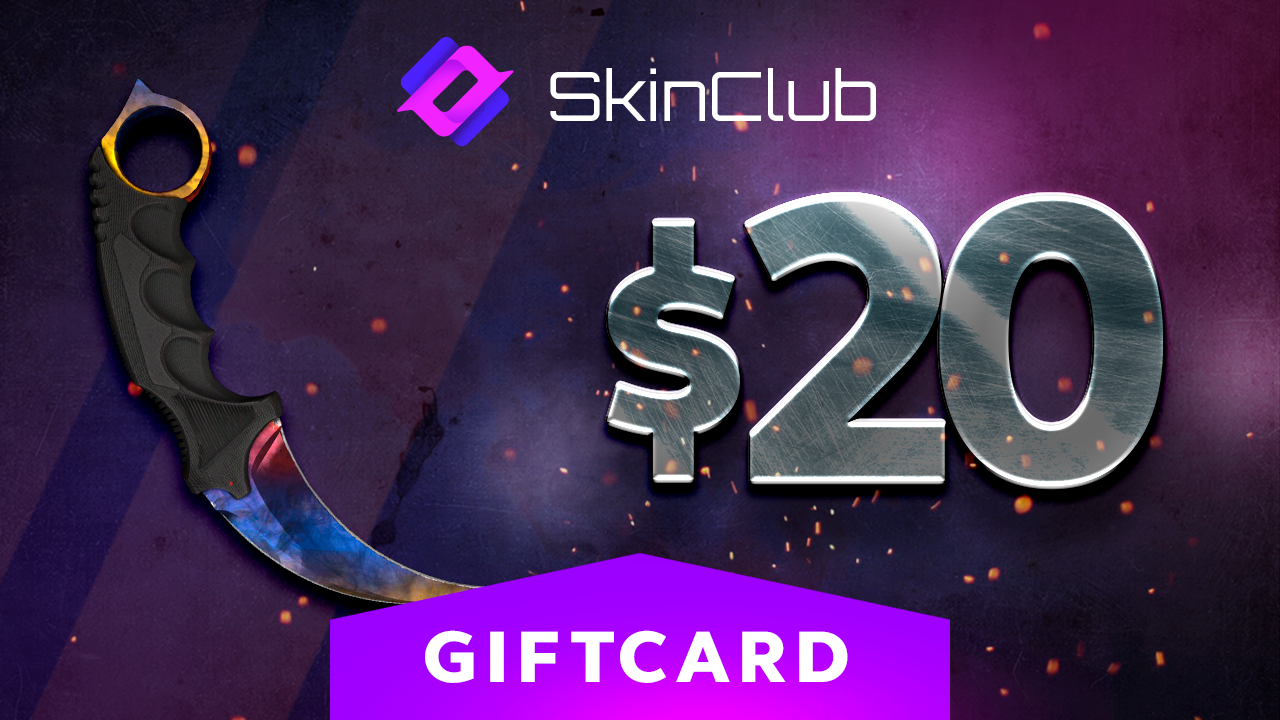 Skin.Club $20 Gift Card [USD 23.23]