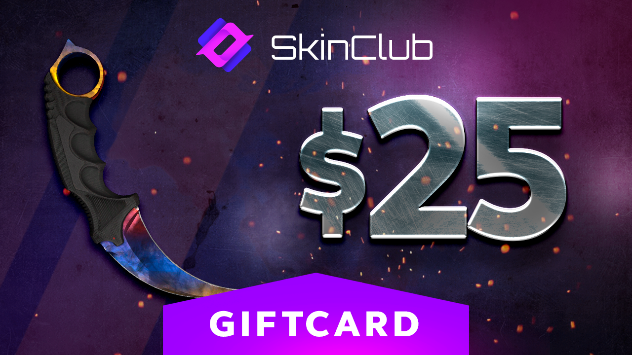 Skin.Club $25 Gift Card [USD 29.01]