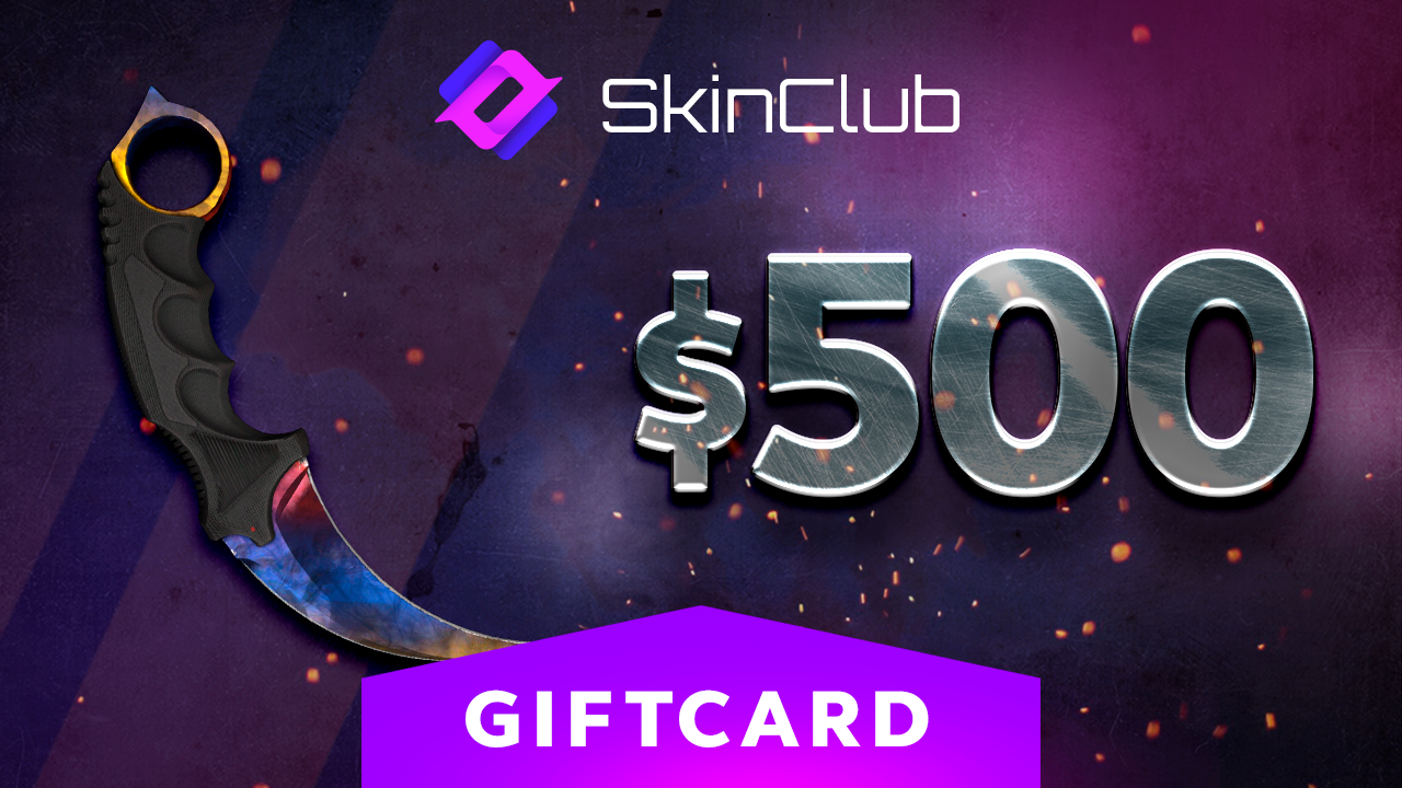 Skin.Club $500 Gift Card [USD 578.08]