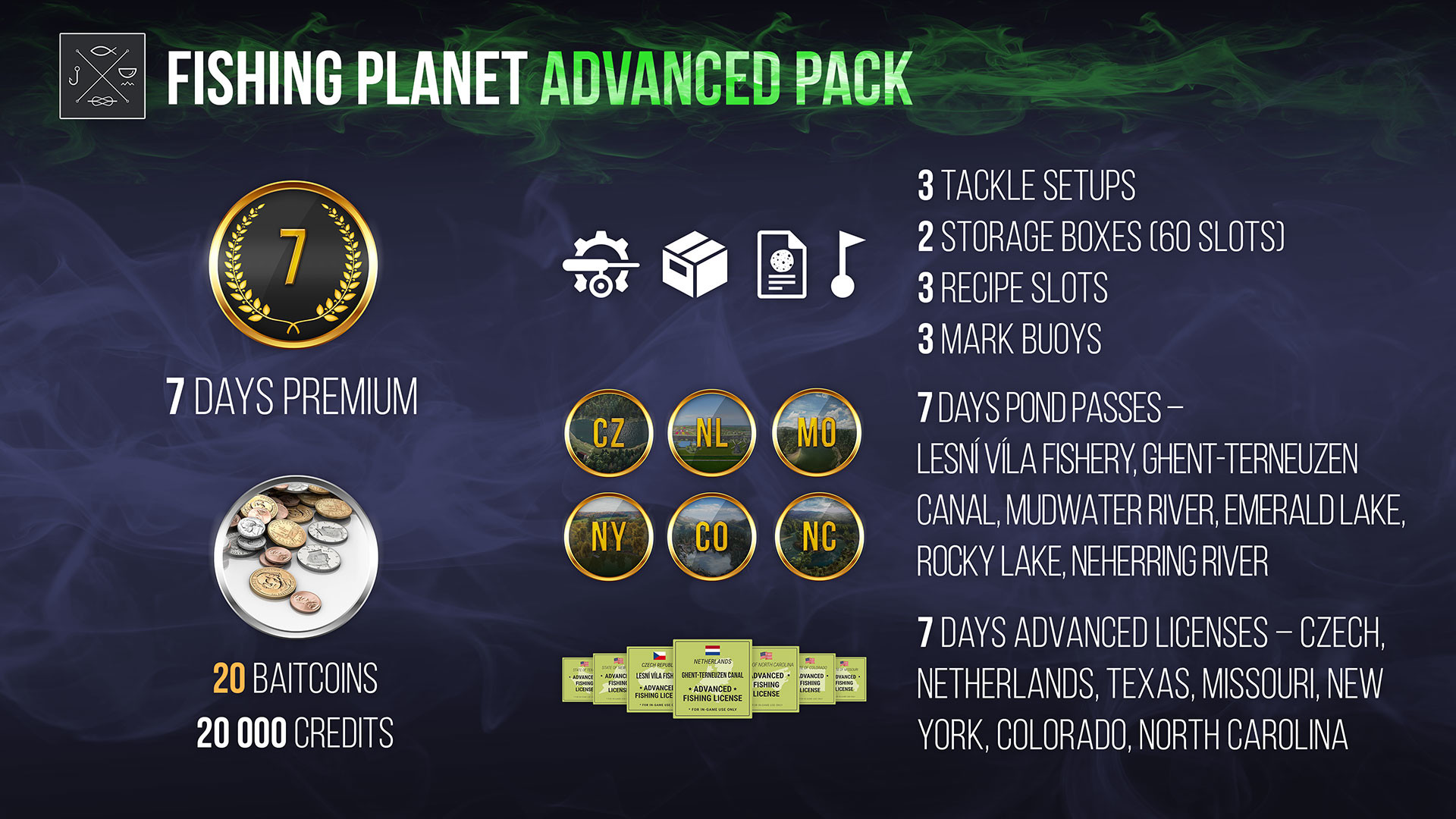 Fishing Planet - Advanced Pack DLC EU v2 Steam Altergift [USD 26.25]
