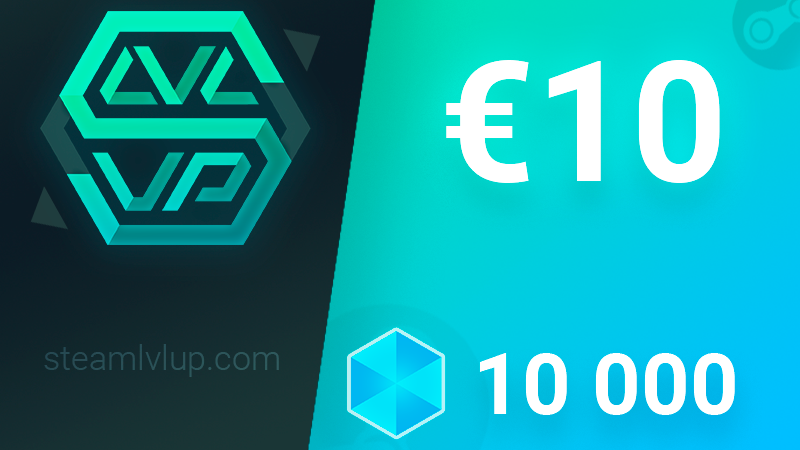 SteamlvlUP €10 Gift Code [USD 10.54]