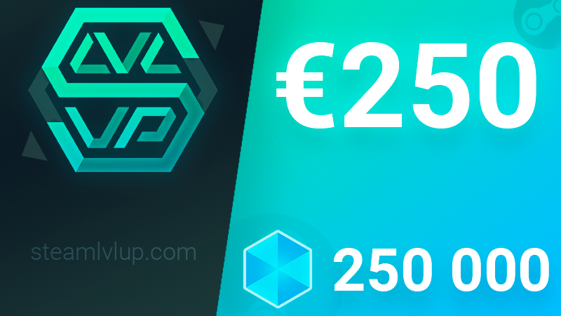 SteamlvlUP €250 Gift Code [USD 244.24]