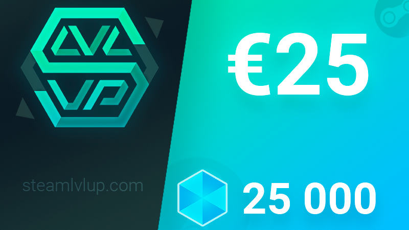 SteamlvlUP €25 Gift Code [USD 26.1]