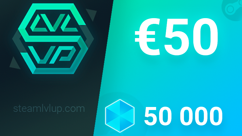 SteamlvlUP €50 Gift Code [USD 48.98]