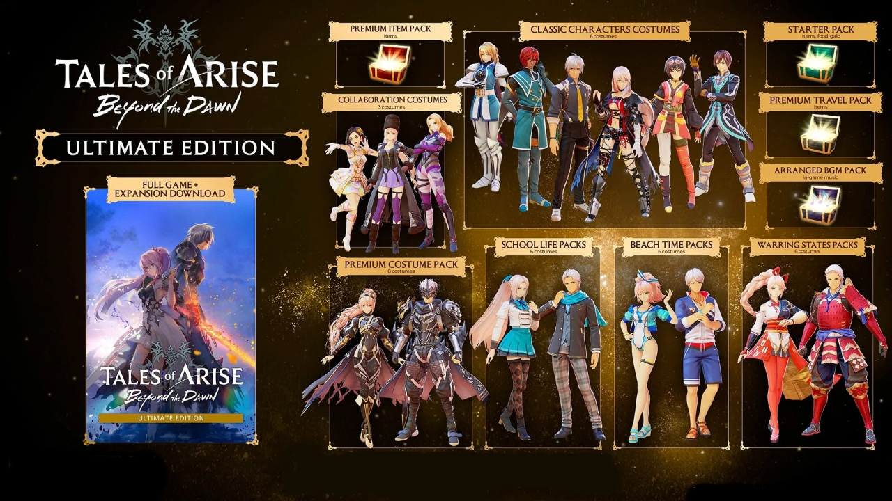 Tales of Arise: Beyond the Dawn Ultimate Edition Steam Altergift [USD 125.55]