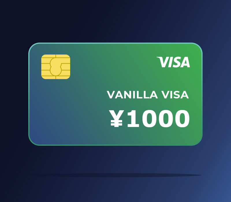 Vanilla VISA ¥1000 JP [USD 8.4]